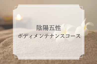 陰陽五性ボディメンテナンスコース
